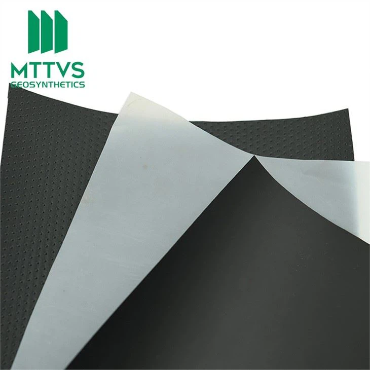 Black Smooth/Textured Impermeable HDPE Geomembrane