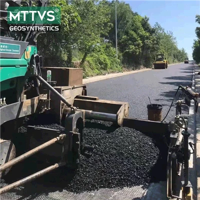 Construction plan for fiberglass grating on asphalt concrete pavement