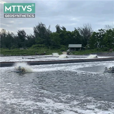 Construction Plan for anti-seepage geomembrane used in fish ponds